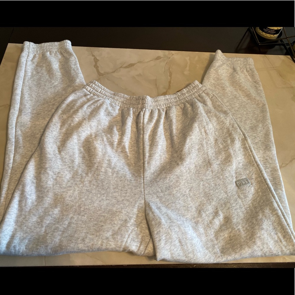PINK high waist campus joggers 🤍